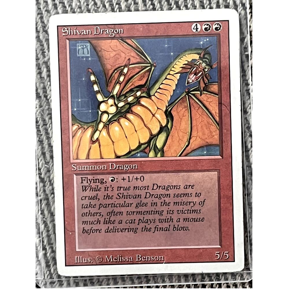 Shivan Dragon – 1994 Revised Edition – Magic: The Gathering